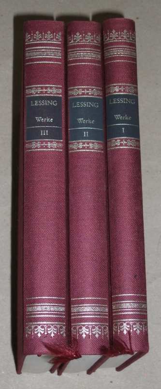 Lessing, Ausgewählte Werke in drei Bänden
