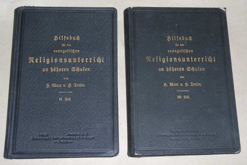 Marr, Hilfsbuch für den evangelischen Religionsunterricht, II. + III. Teil.