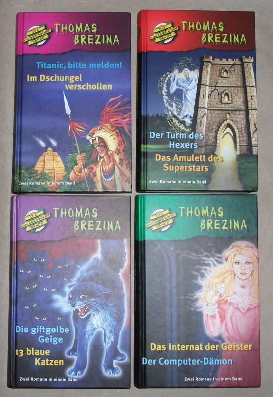 Brezina, Die Knickerbocker-Bande. Konvolut von 4 Bänden