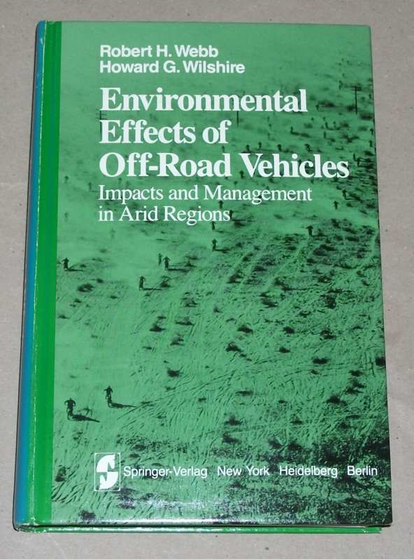 Webb, Environmental effects of off-road vehicles