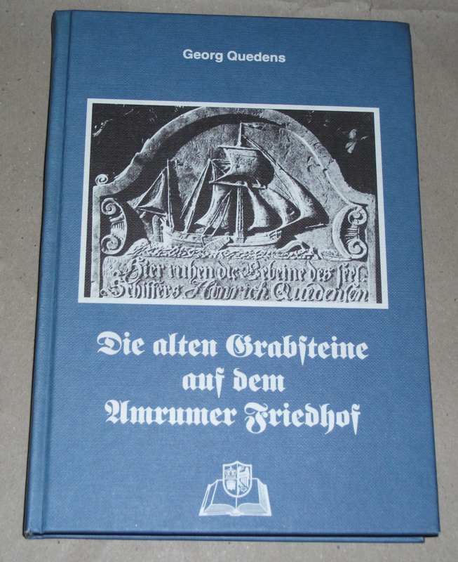 Quedens, Die alten Grabsteine auf dem Amrumer Friedhof