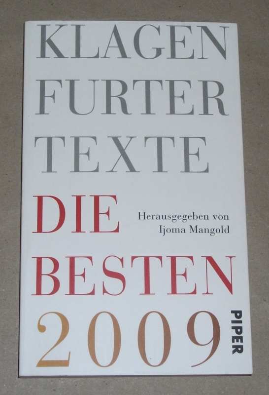 Mangold, Klagenfurter Texte : Die Besten 2009