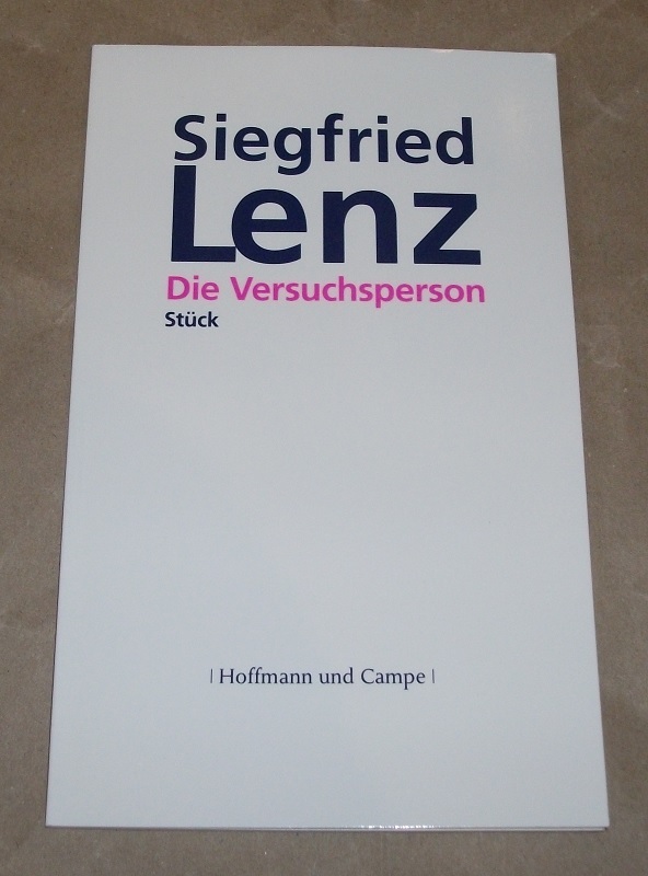 Lenz, Die Versuchsperson.