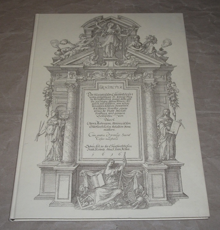 Ridinger, Architektur des Schlosses Johannisburg zu Aschaffenburg.