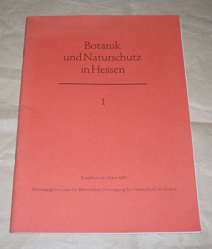 BVNH: Botanik und Naturschutz in Hessen 1.