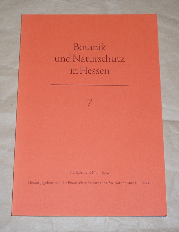 BVNH: Botanik und Naturschutz in Hessen 7.