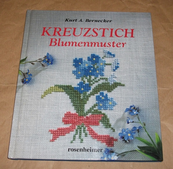 Bernecker, Kreuzstich Blumenmuster.