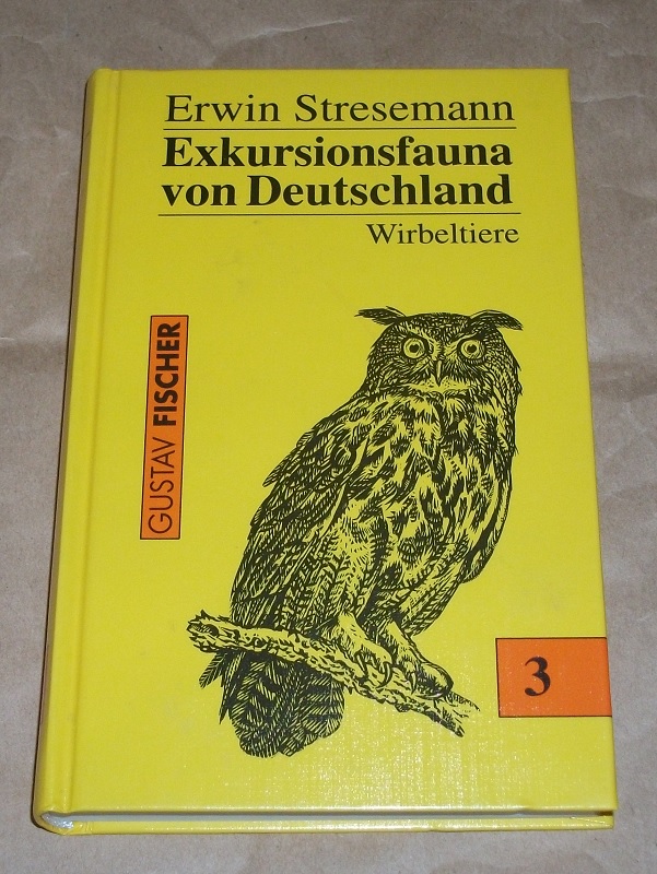 Stresemann, Exkursionsfauna von Deutschland. Bd. 3: Wirbeltiere.