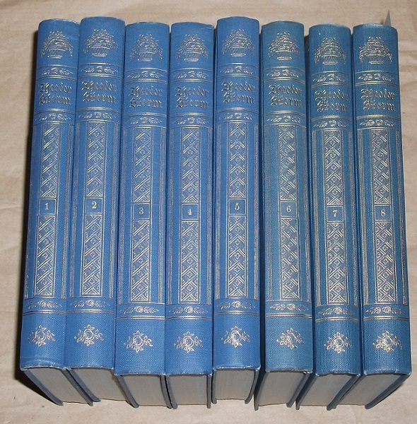 Storm, Sämtliche Werke. Bände 1-8. Komplett.