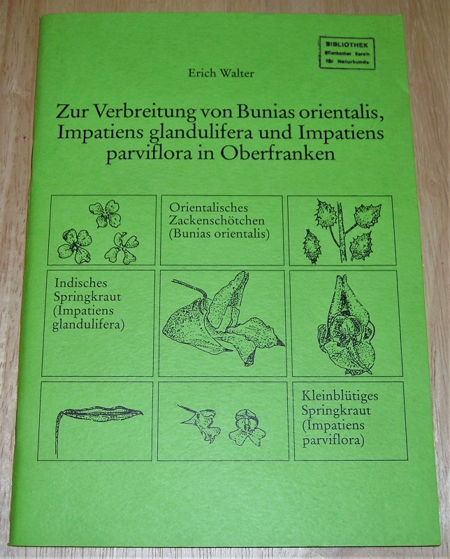 Walter, Zur Verbreitung von Bunias orientalis, Impatiens glandulifera und ...