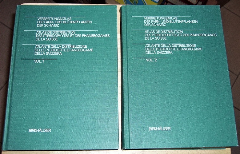 Welten, Verbreitungsatlas der Farn- und Blütenpflanzen der Schweiz Vol. 1. + 2. (komolett).