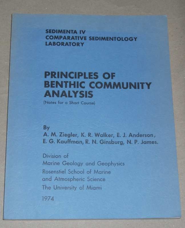 Ziegler, Principles of benthic community analysis