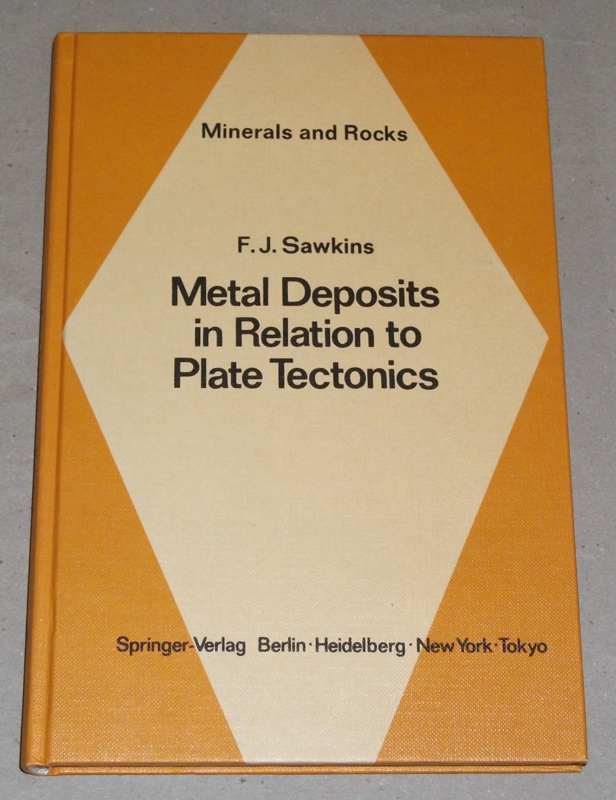 Sawkins, Metal deposits in relation to plate tectonics