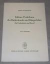 Knickmann, Kleines Praktikum der Bodenkunde und Düngerlehre