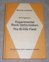 Paterson, Experimental rock deformation, the brittle field
