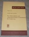 Frowein, Zur völkerrechtlichen und verfassungsrechtlichen Gewährleistung der Aus