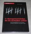 Schuster, 11 Managementsünden, die Sie vermeiden sollten.