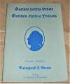 Buss, Goethes lyrische Gebete - Goethe´s Lyrical Prayers. Deutsch- Englisch.