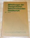 Mitteilungen der Thurgauischen Naturforschenden Gesellschaft Band 50.