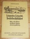 Mahr, Leinreiter, Leinritt, Treidelschiffahrt.