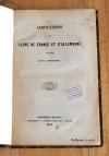 Billot, Annotations a la flore de France et d'Allemagne.