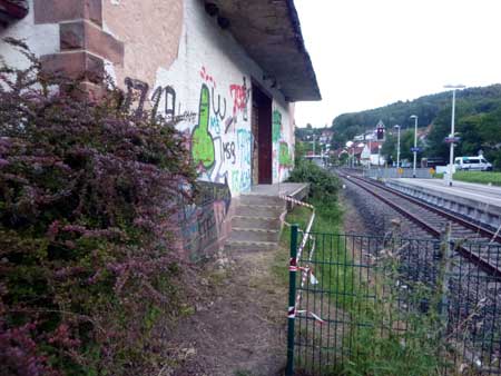 G�terhalle am Tag der offenen T�r. Bild D. Diehl