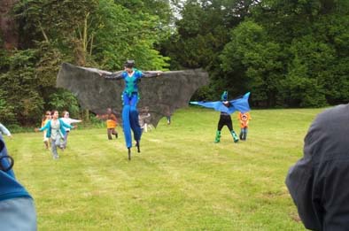 Stelzenl�uferin Fledermaus