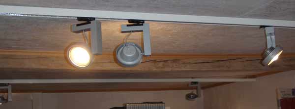 Die neue LED-Beleuchutng des Ladens